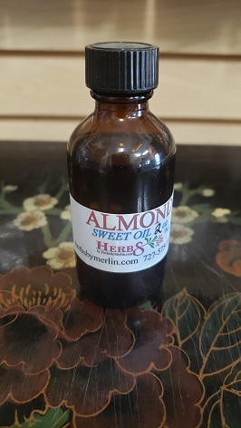 Almond Sweet Carrier Oil 2 Oz  (Prunus amygdalus) 2oz